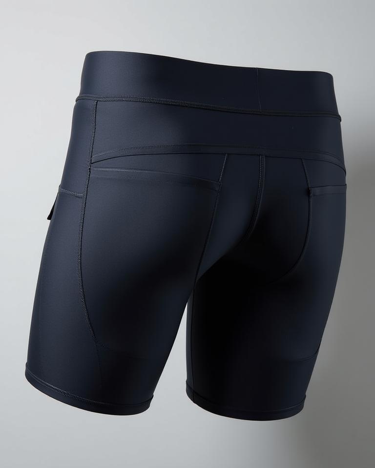 Product shot of the WattleFlex Yarra Performance Shorts.